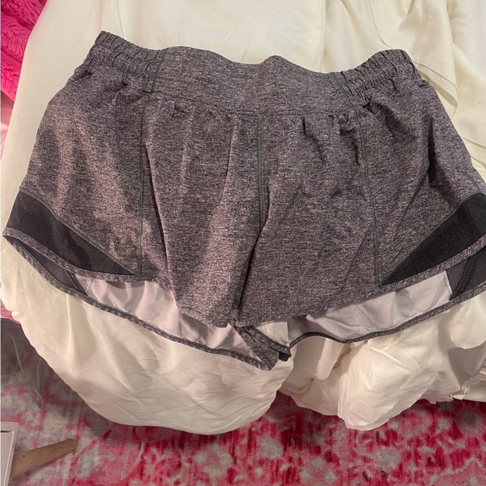 Gray Lulu lemon shorts size 10
